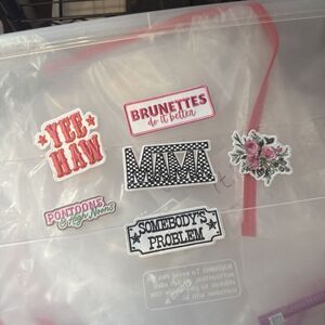 Iron On Patches Lot Of 6